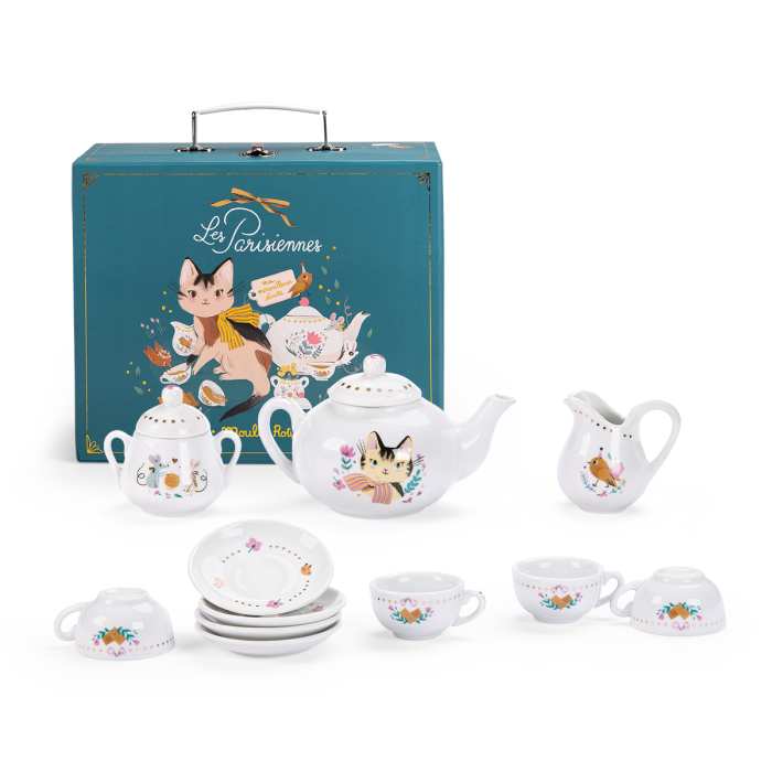 Dinette Moulin Roty En Faïence – Fabrication Française – Occasion