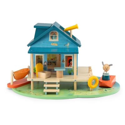 Jeu De Construction En Bois Moulin Roty - Éducatif Dès 3 Ans - Occasion Très Bon état