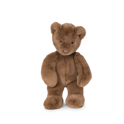 Présentoir magasin MOULIN ROTY ours et lapin statue en plâtre 25 cm